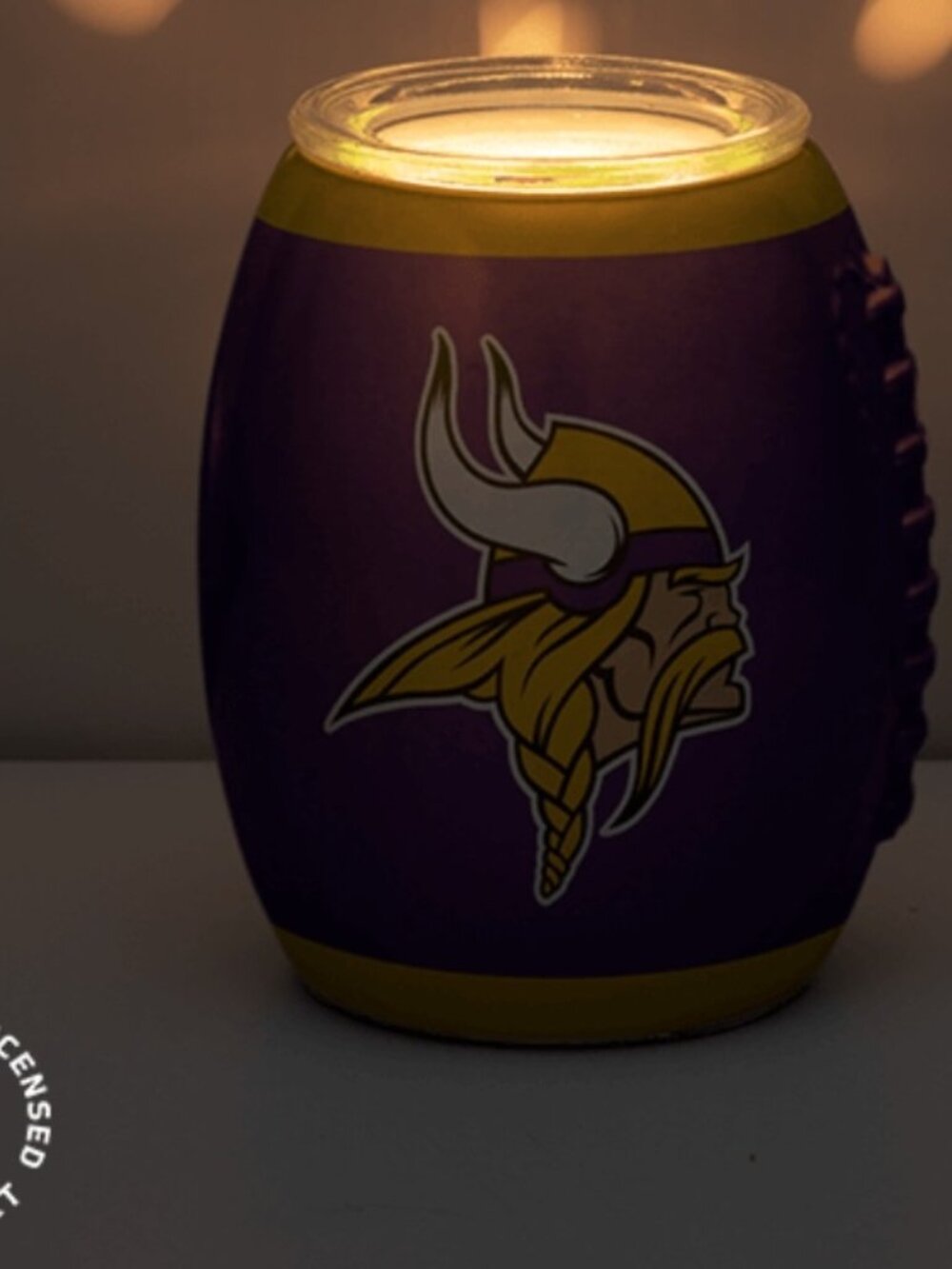 Scentsy NFL Football Warmer NFL Licensed Minnesota Vikings New w/Box - Picture 6 of 7